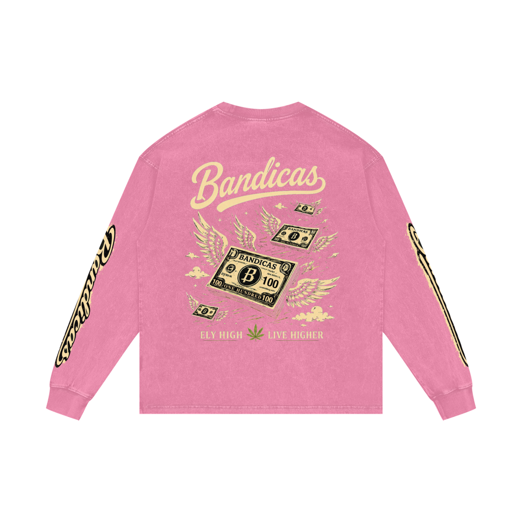 Bandicas acid washed Long Sleeve T-Shirt