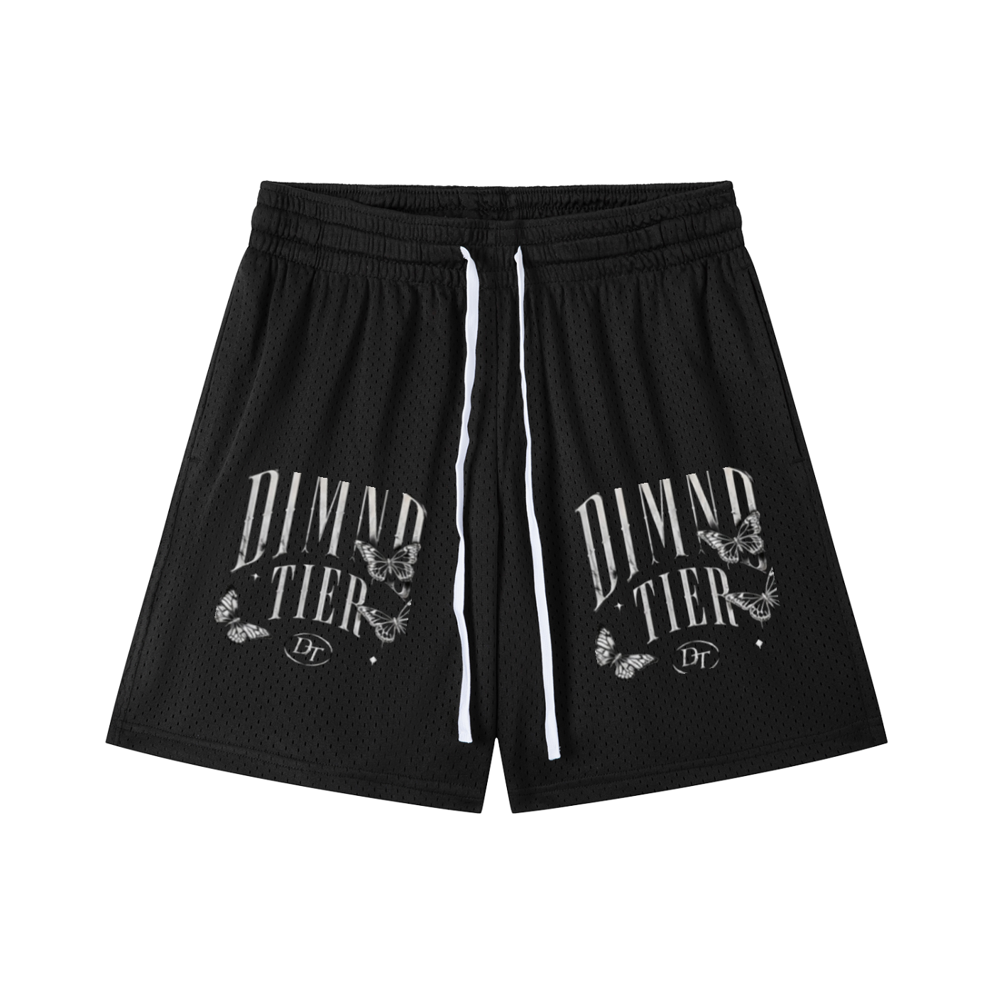 Mesh Drawstring Shorts