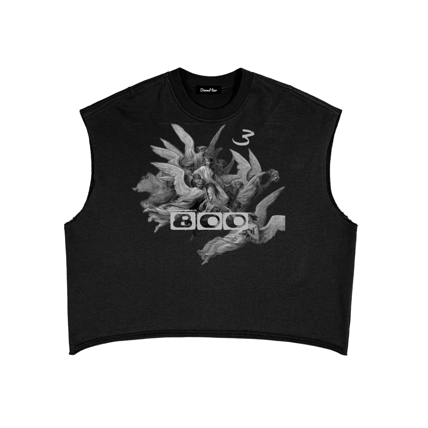 Dimnd tier Terry Boxy Tank Top