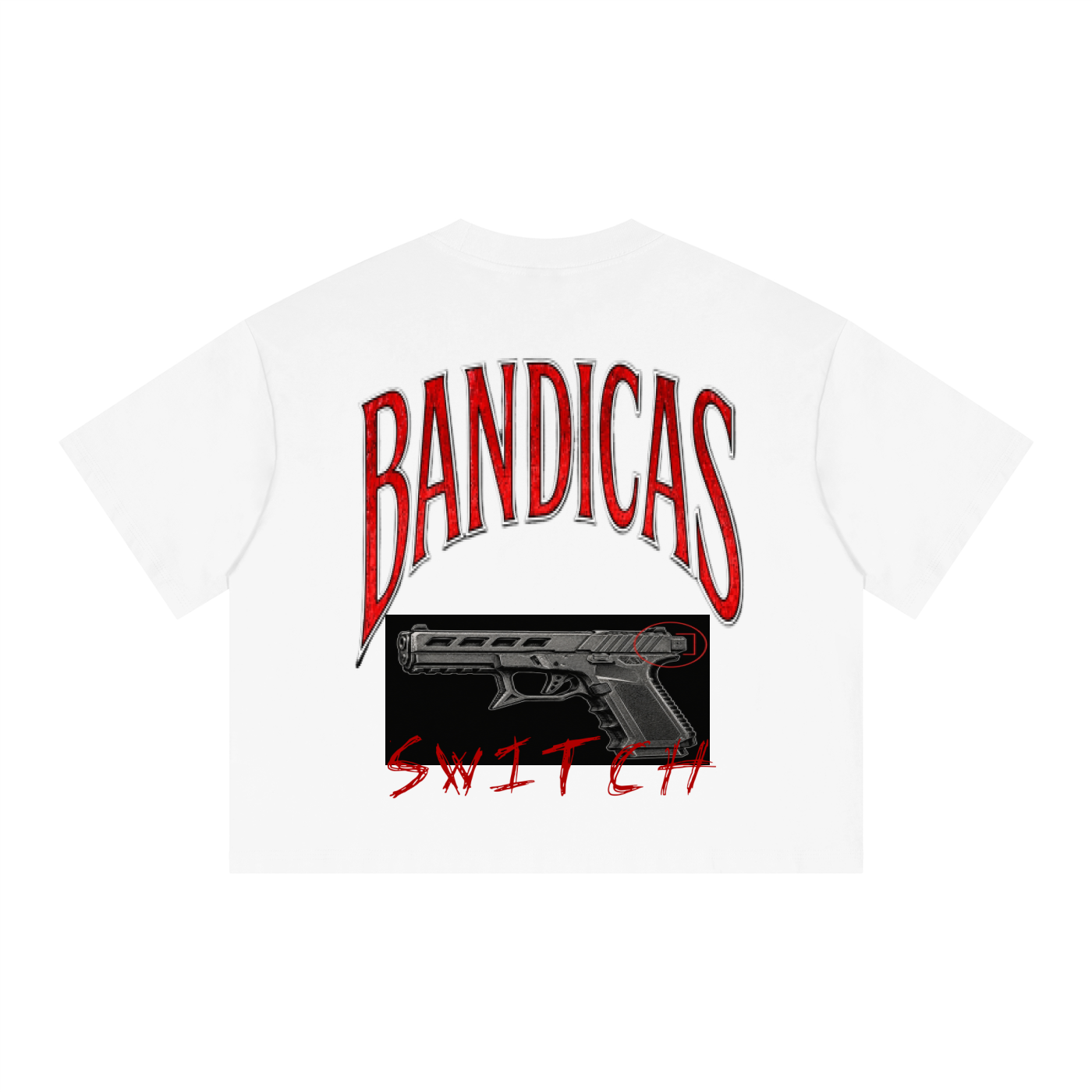 Bandicas switch crop tee