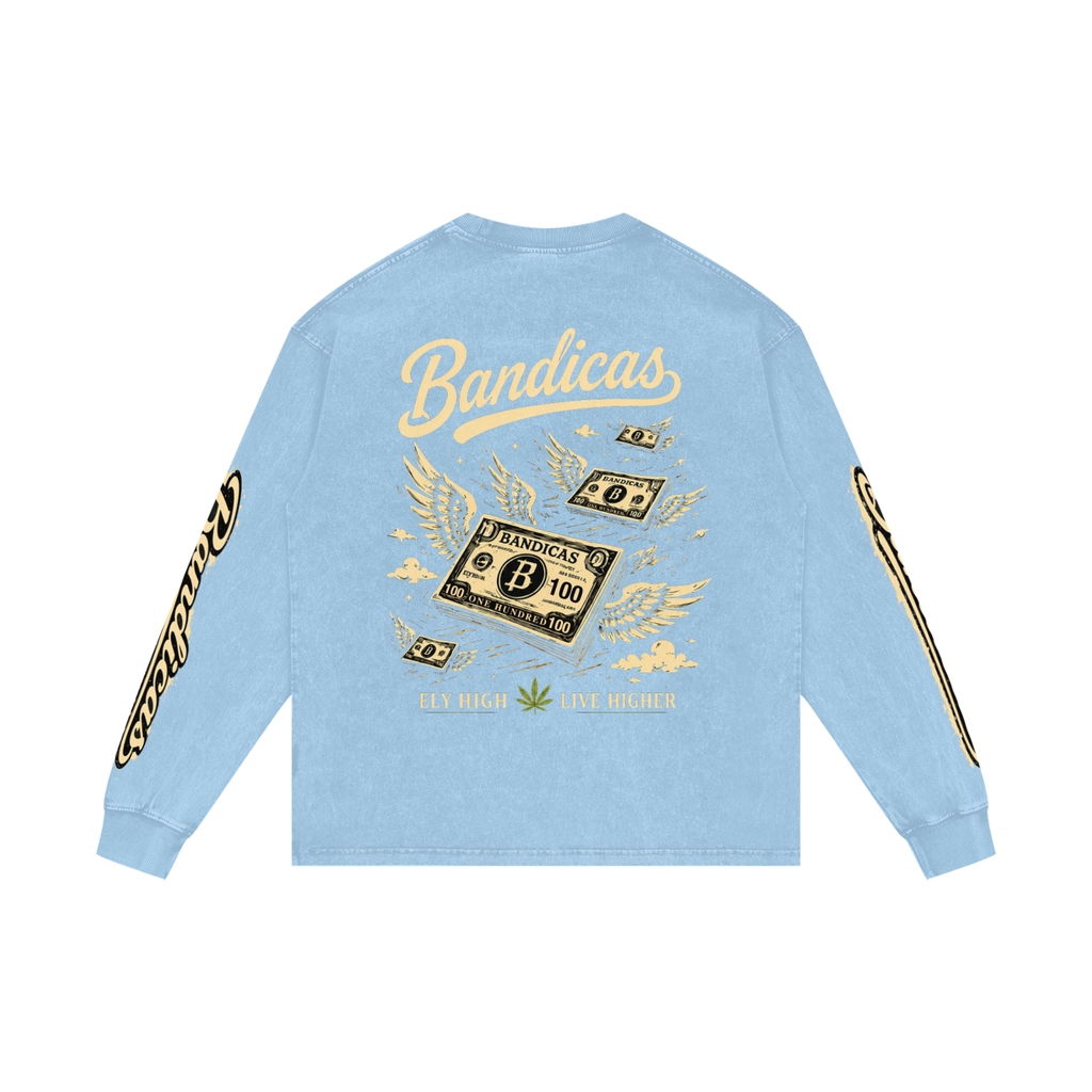 Bandicas acid washed Long Sleeve T-Shirt