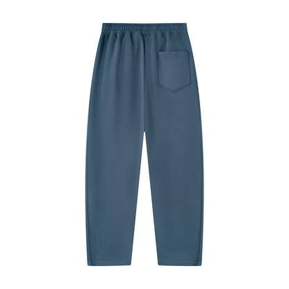Unisex Tapered Straight Hem Sweatpants