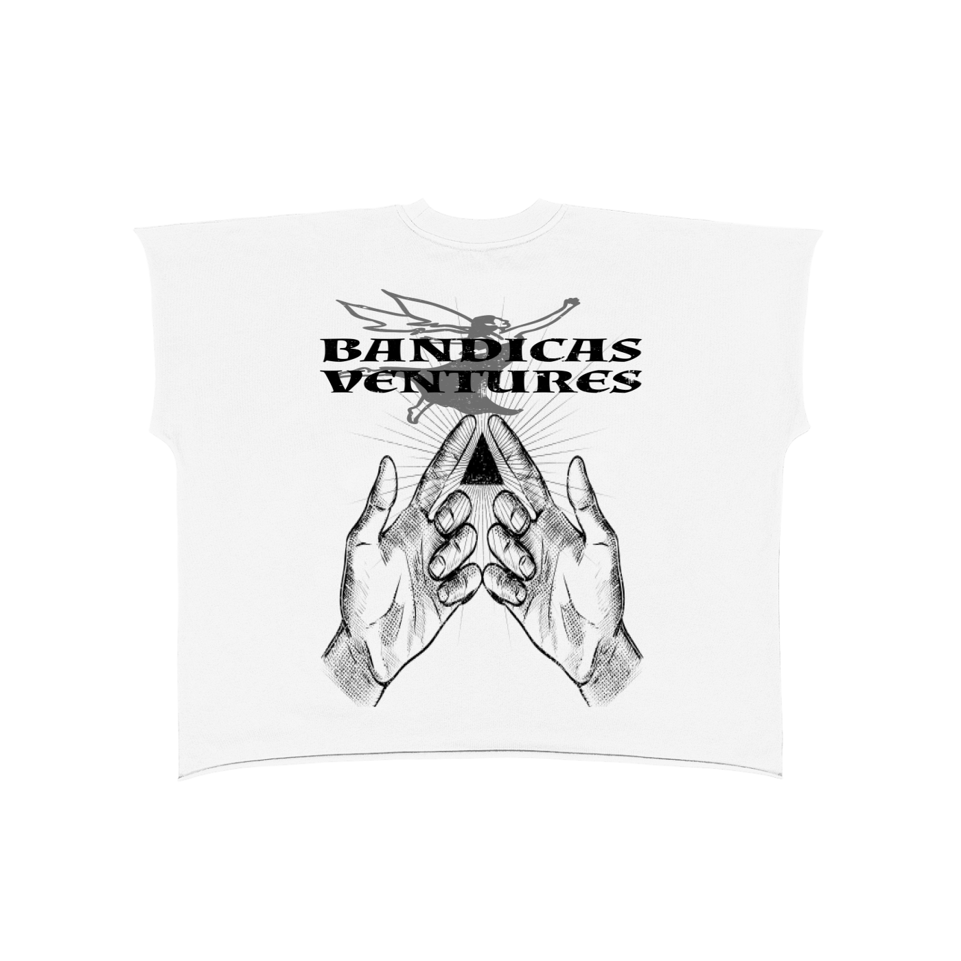 Raw Edge Boxy Non-Shrink T-Shirt