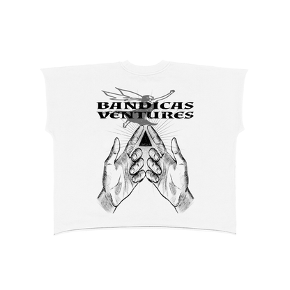 Raw Edge Boxy Non-Shrink T-Shirt