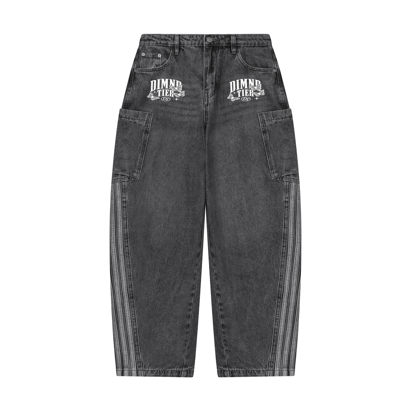 Women's Vintage Wash Barrel Leg Jeans