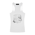 Slim Fit Ribbed Racerback Tank Top