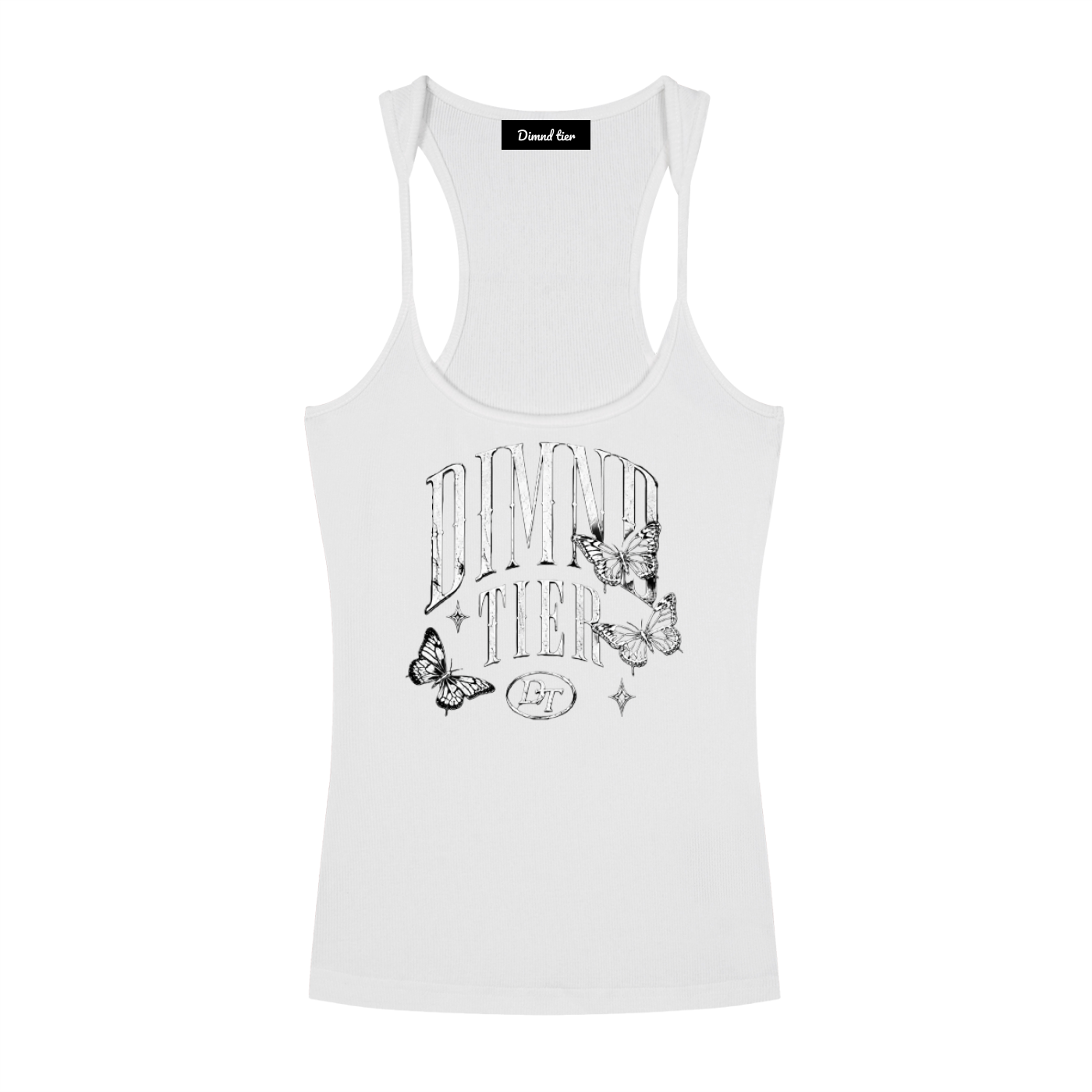 Slim Fit Ribbed Racerback Tank Top