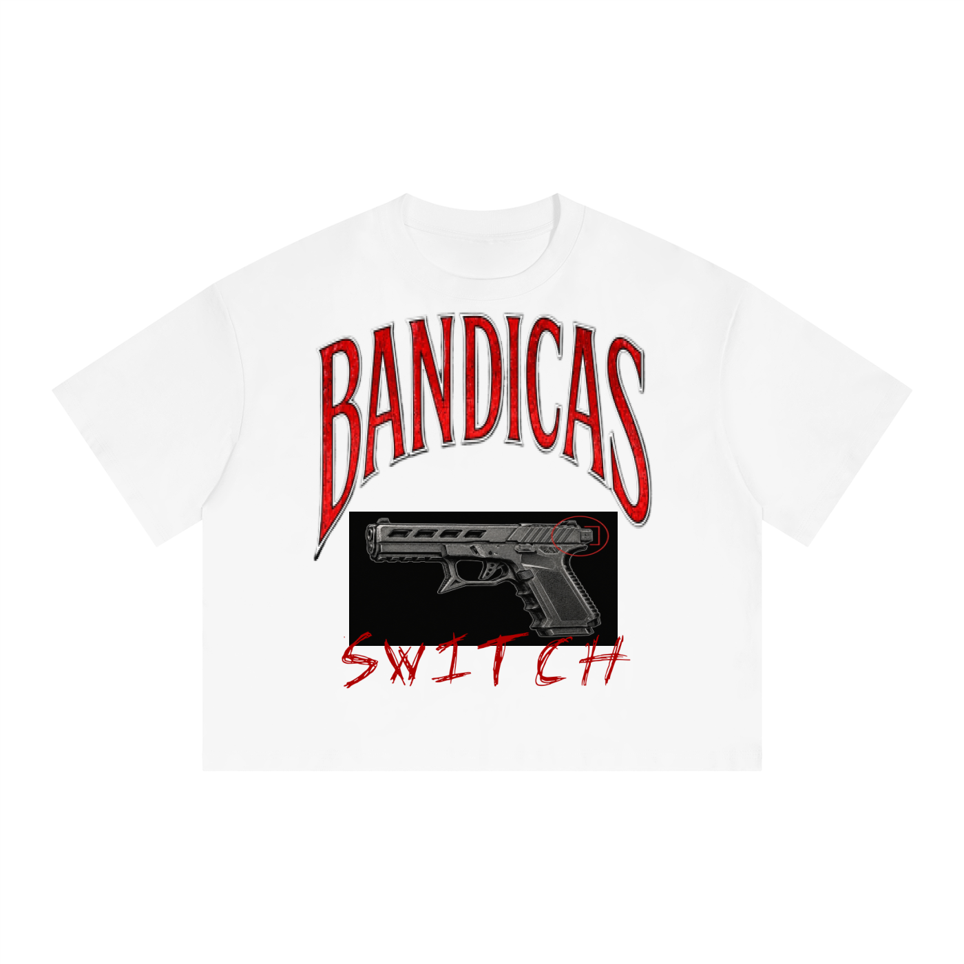 Bandicas switch crop tee
