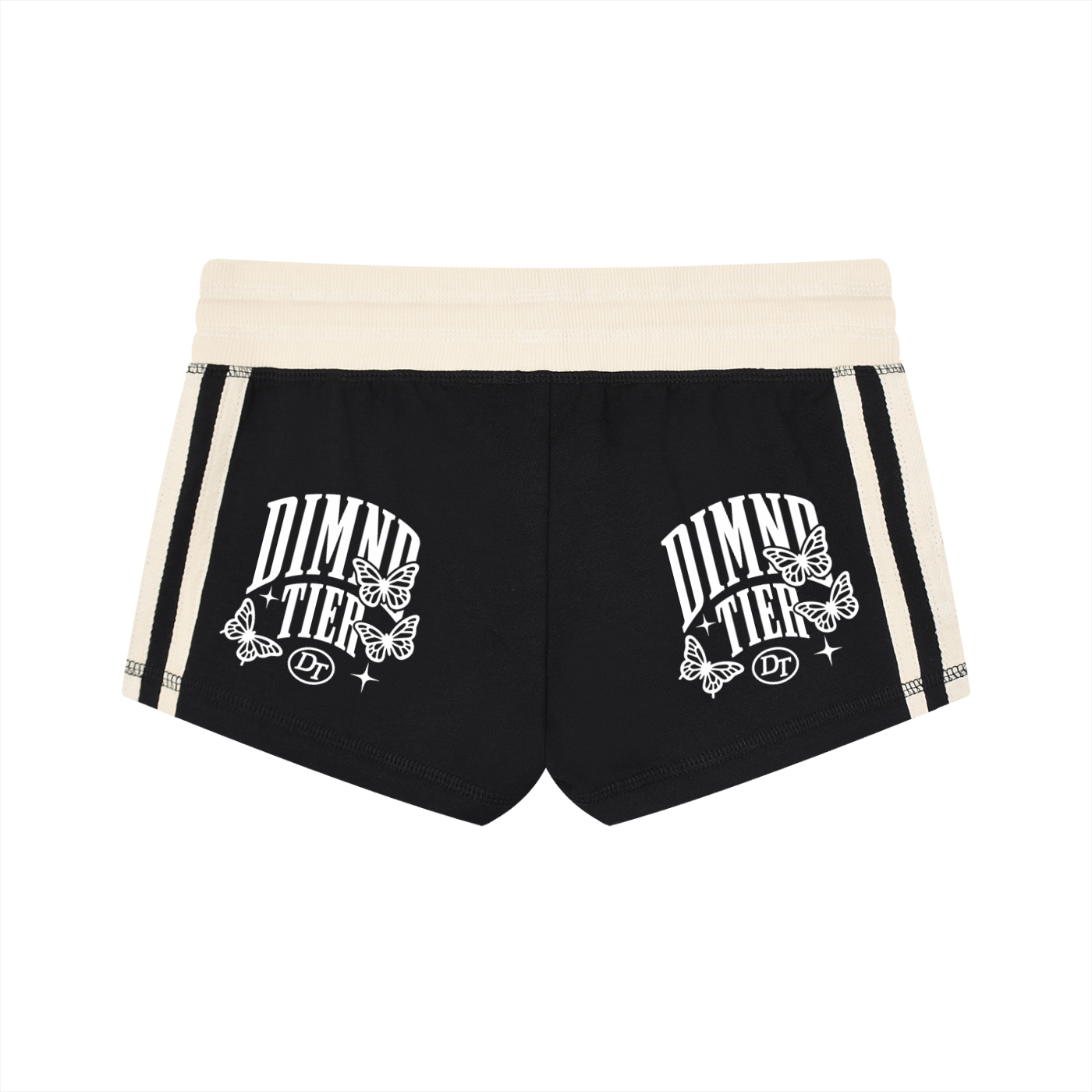 Women's Contrast Stripe Track Shorts