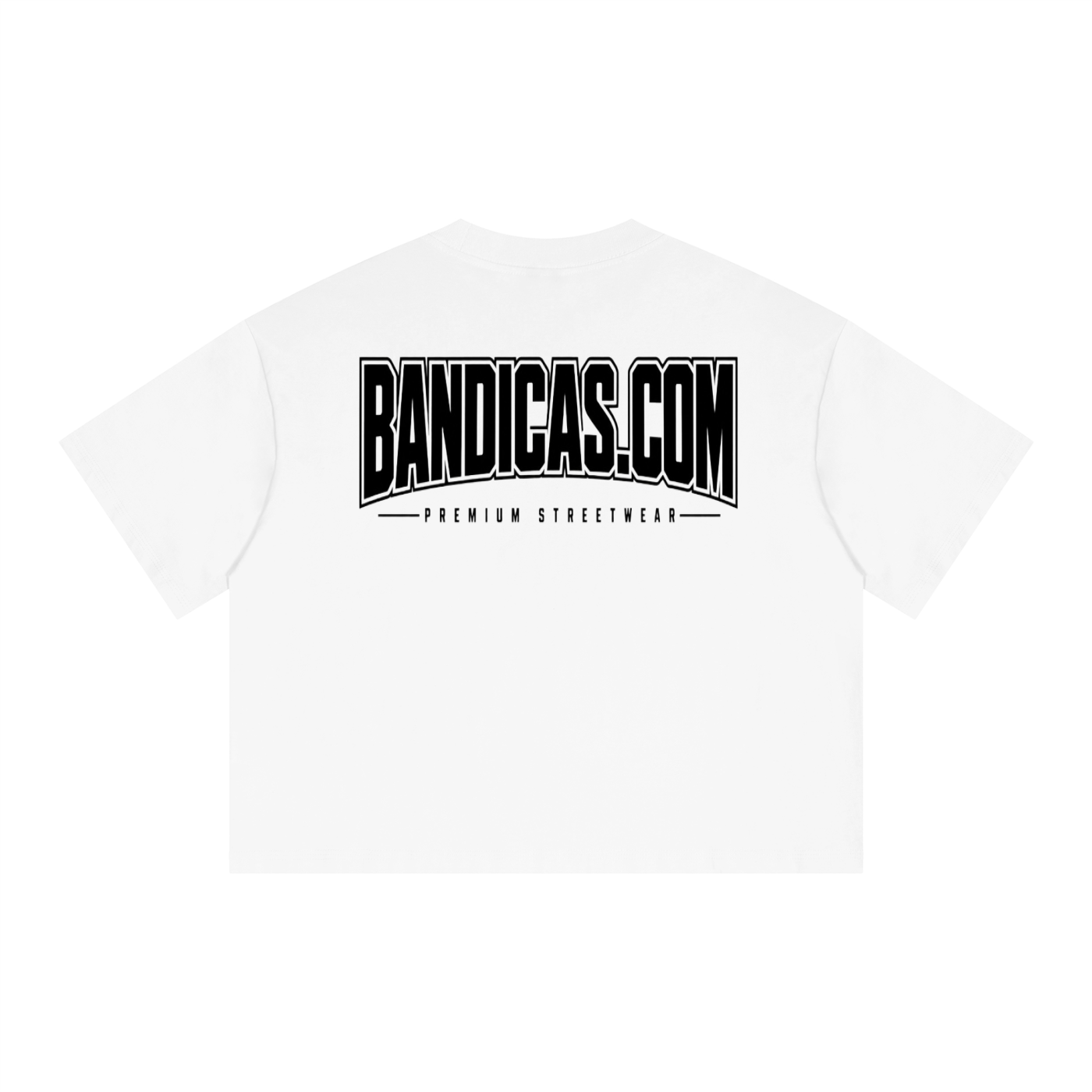 Unisex Boxy Drop Shoulder Crop T-Shirt