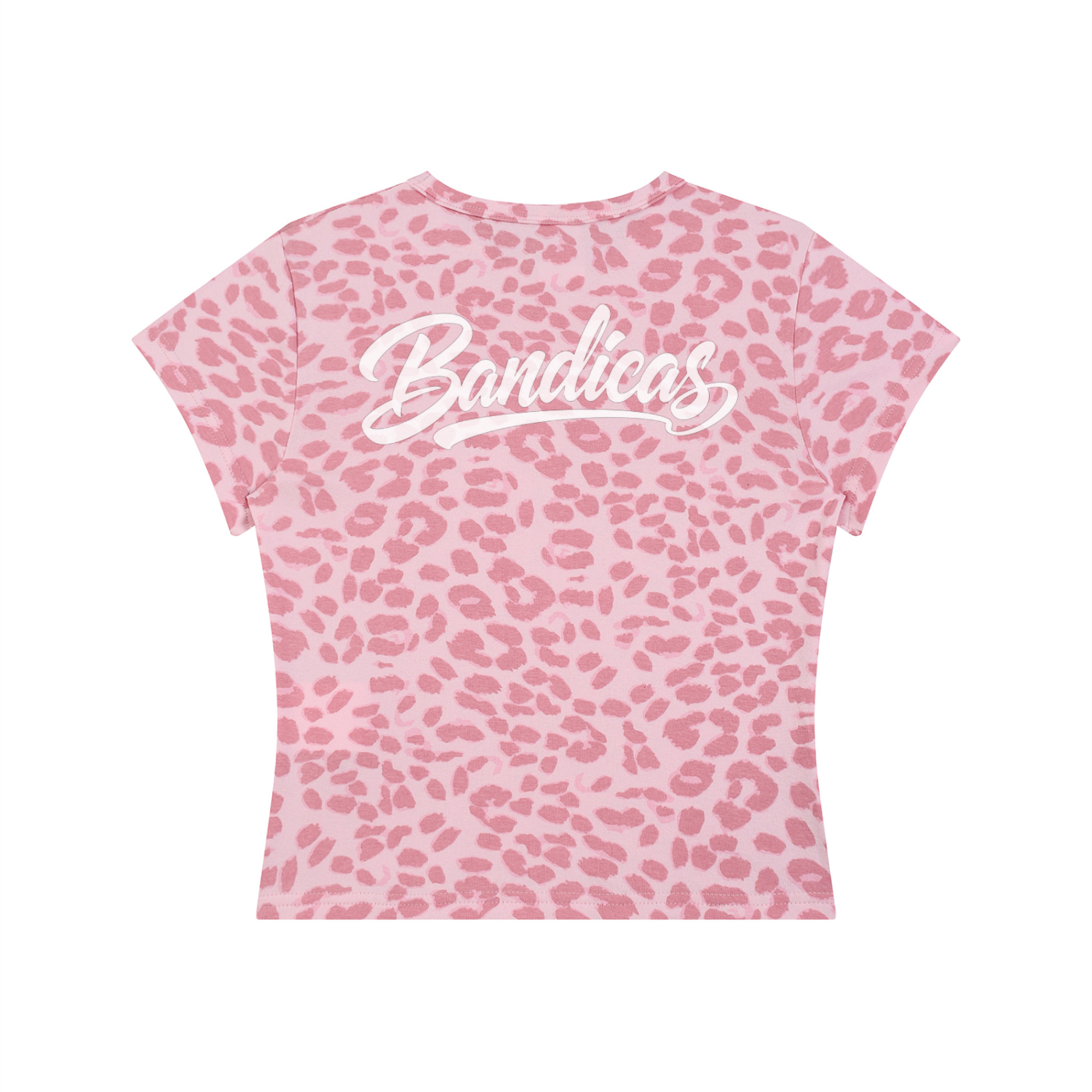Women’s Leopard Print Crop T-Shirt