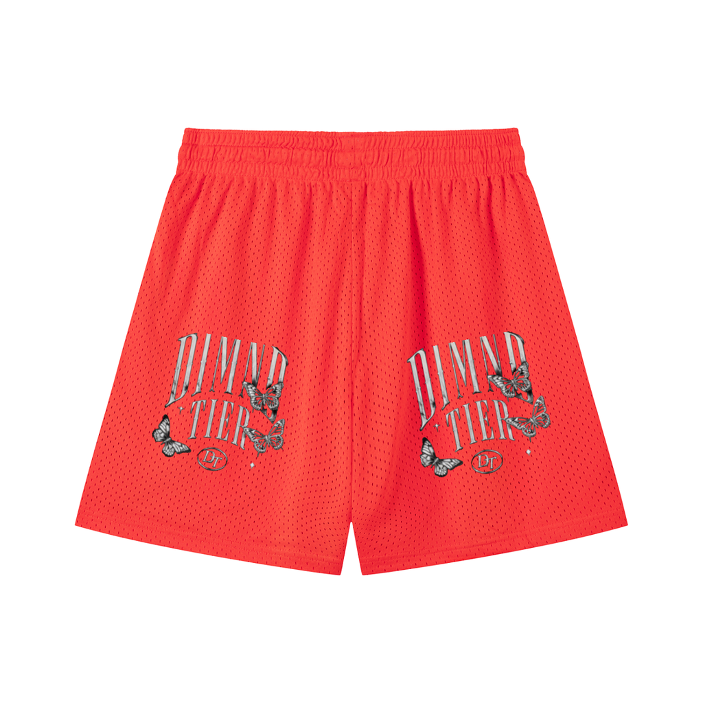 Mesh Drawstring Shorts