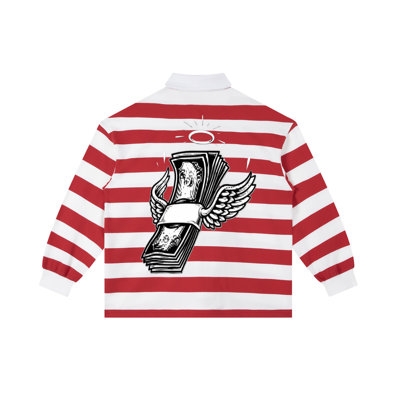 Color Block Stripe Polo Shirt