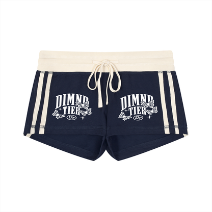Women's Contrast Stripe Track Shorts