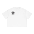 Unisex Boxy Drop Shoulder Crop T-Shirt