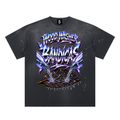 Hand-Frayed Sunfade Paint Splatter T-Shirt