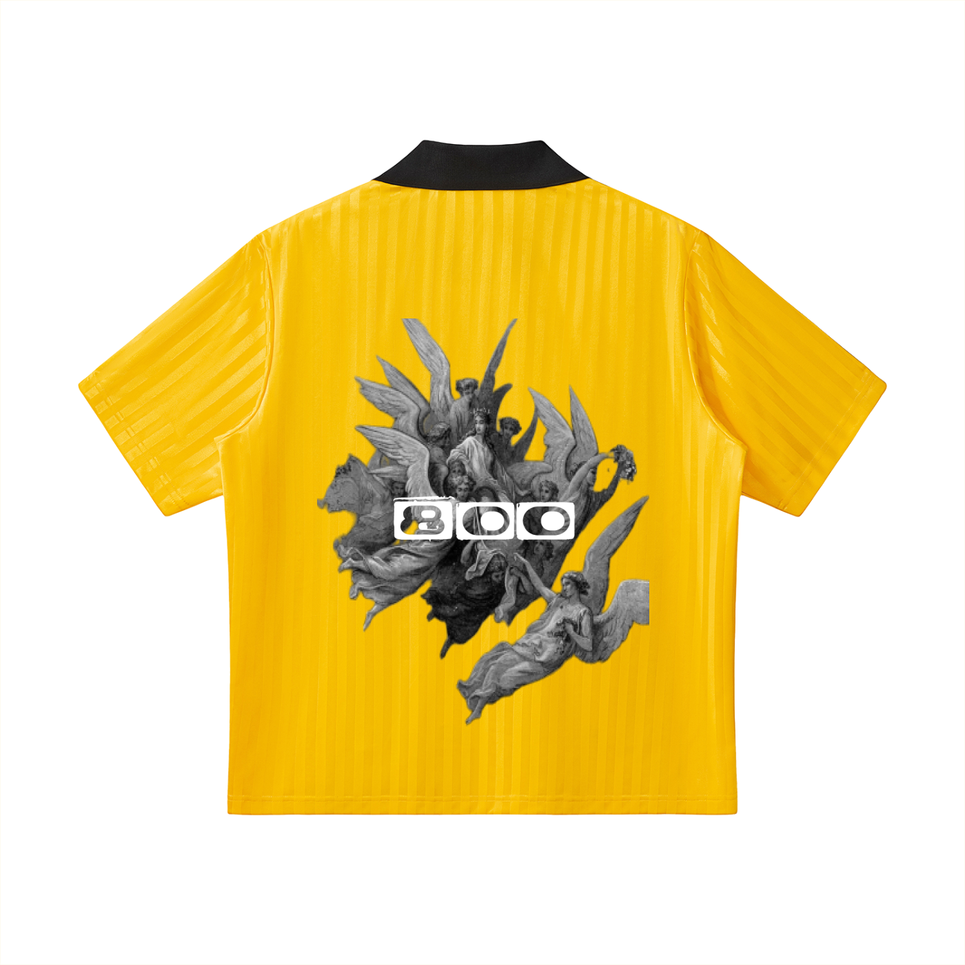 Dimnd tier Collar Striped Soccer Jersey