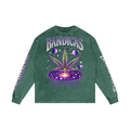 BANDICAS Acid Wash Oversize Long Sleeve T-Shirt