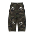 Men’s Camo Barrel Leg Cargo Pants