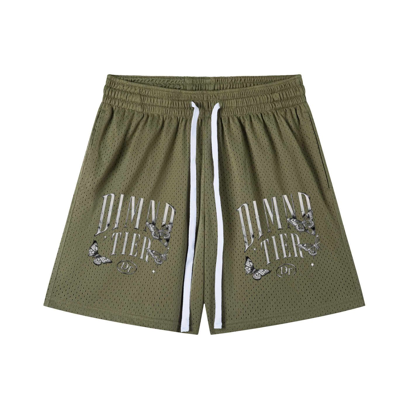 Mesh Drawstring Shorts