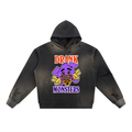 Sun Fade Frayed Fleece Hoodie