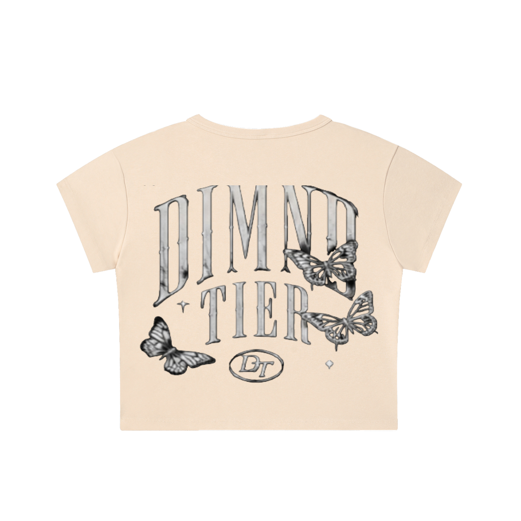 Girls Snow Washed Crop Top