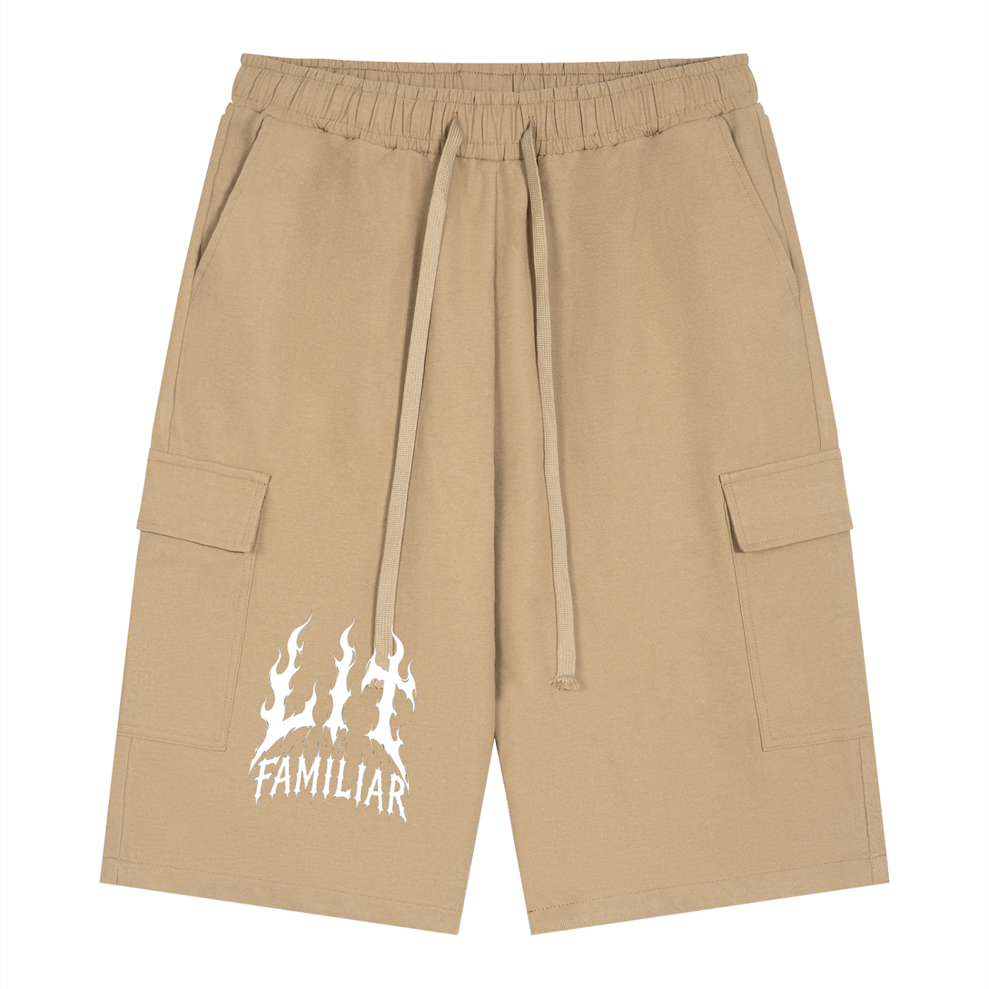 Unisex Drawstring Cargo Shorts