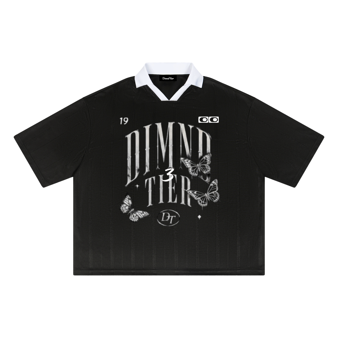 Dimnd Tier Striped Boxy Soccer Jersey