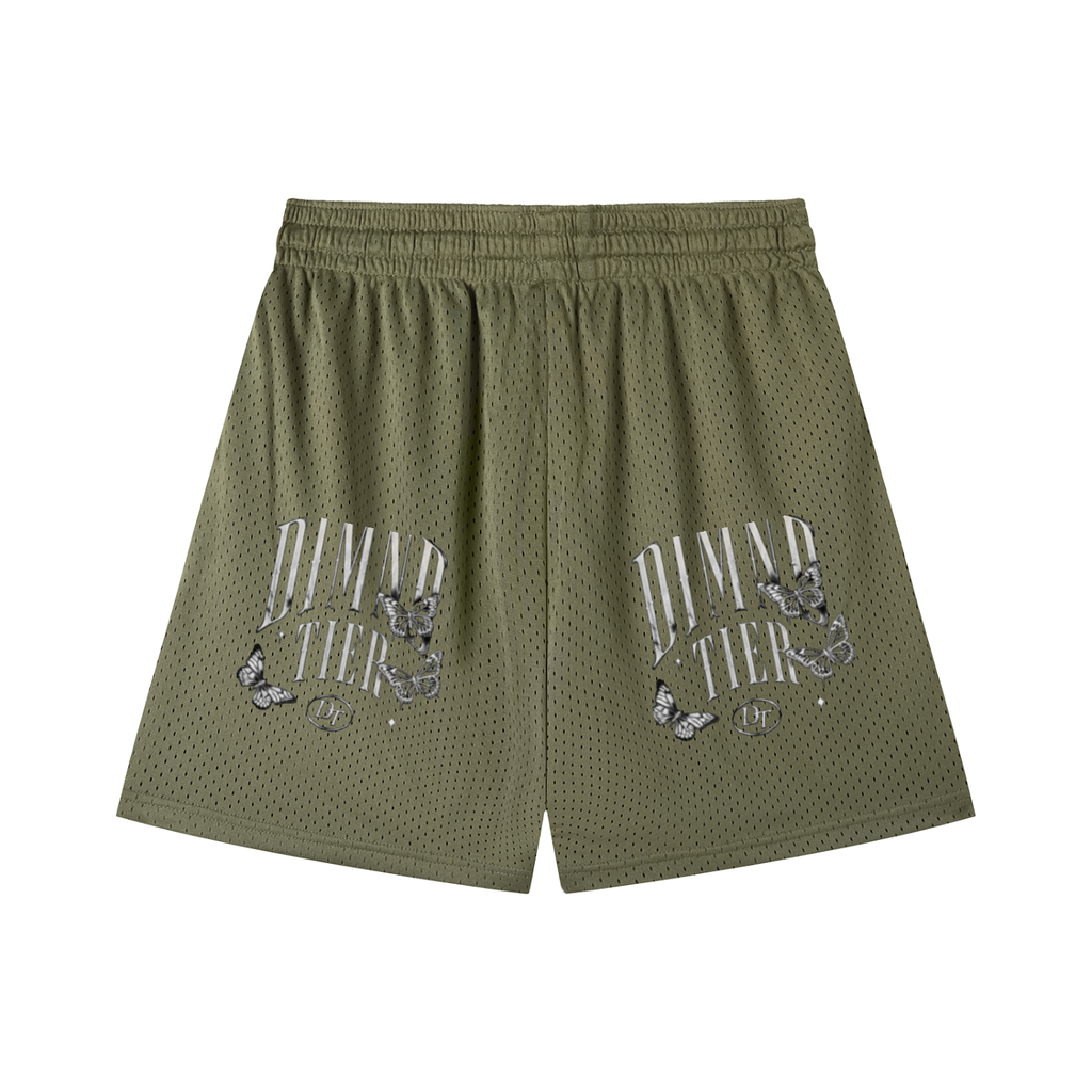 Mesh Drawstring Shorts