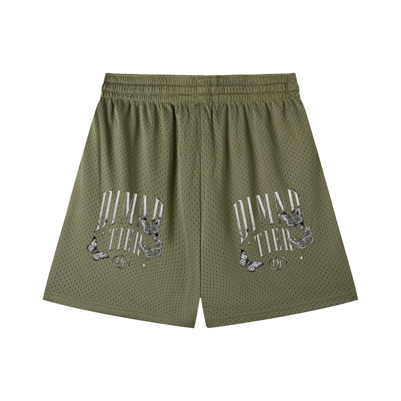 Mesh Drawstring Shorts