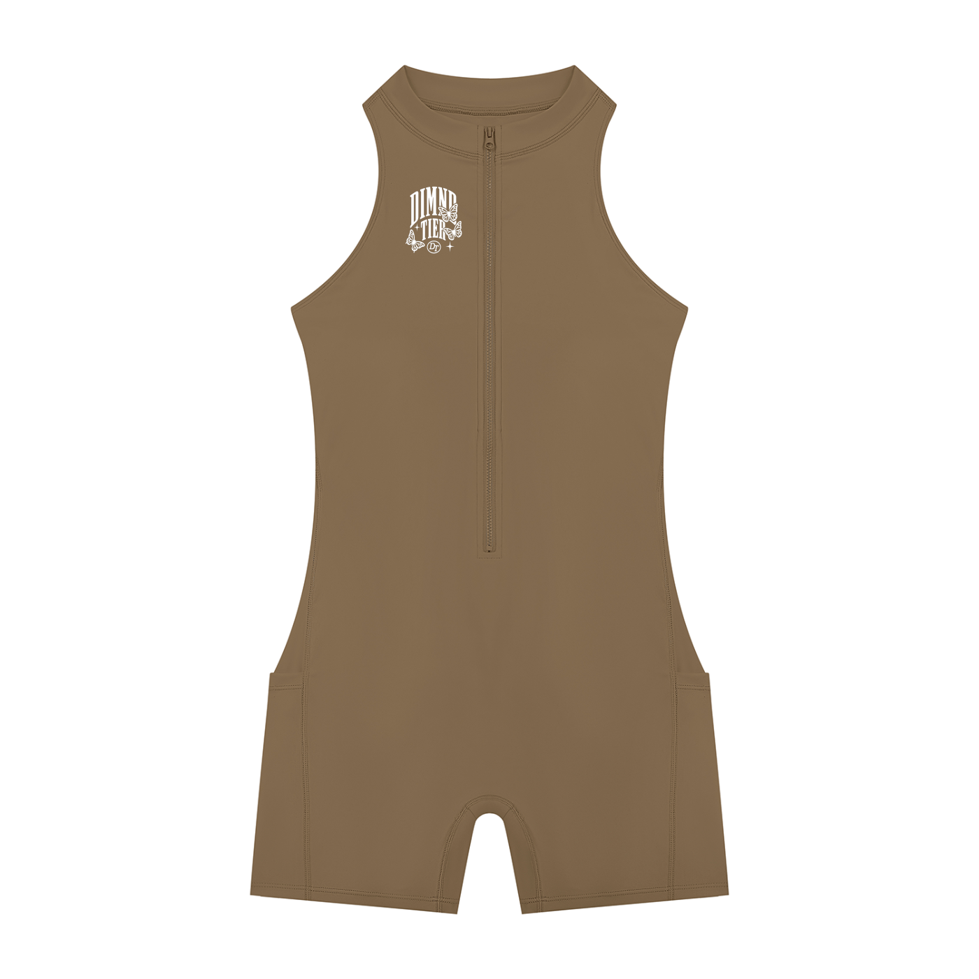 Women’s Quarter-Zip Yoga Romper