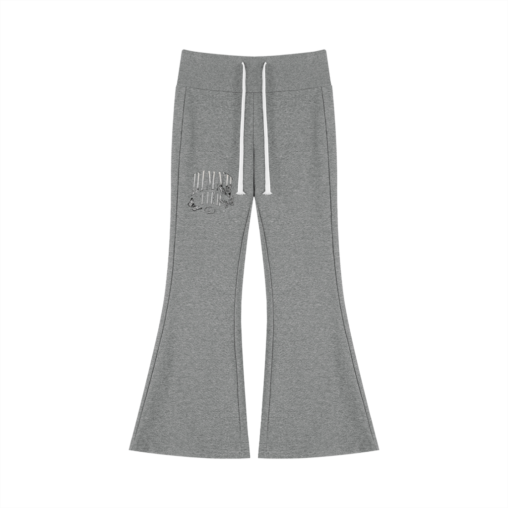 Women's Drawstring Flared Leg Pants
