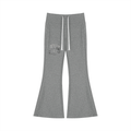 Women's Drawstring Flared Leg Pants