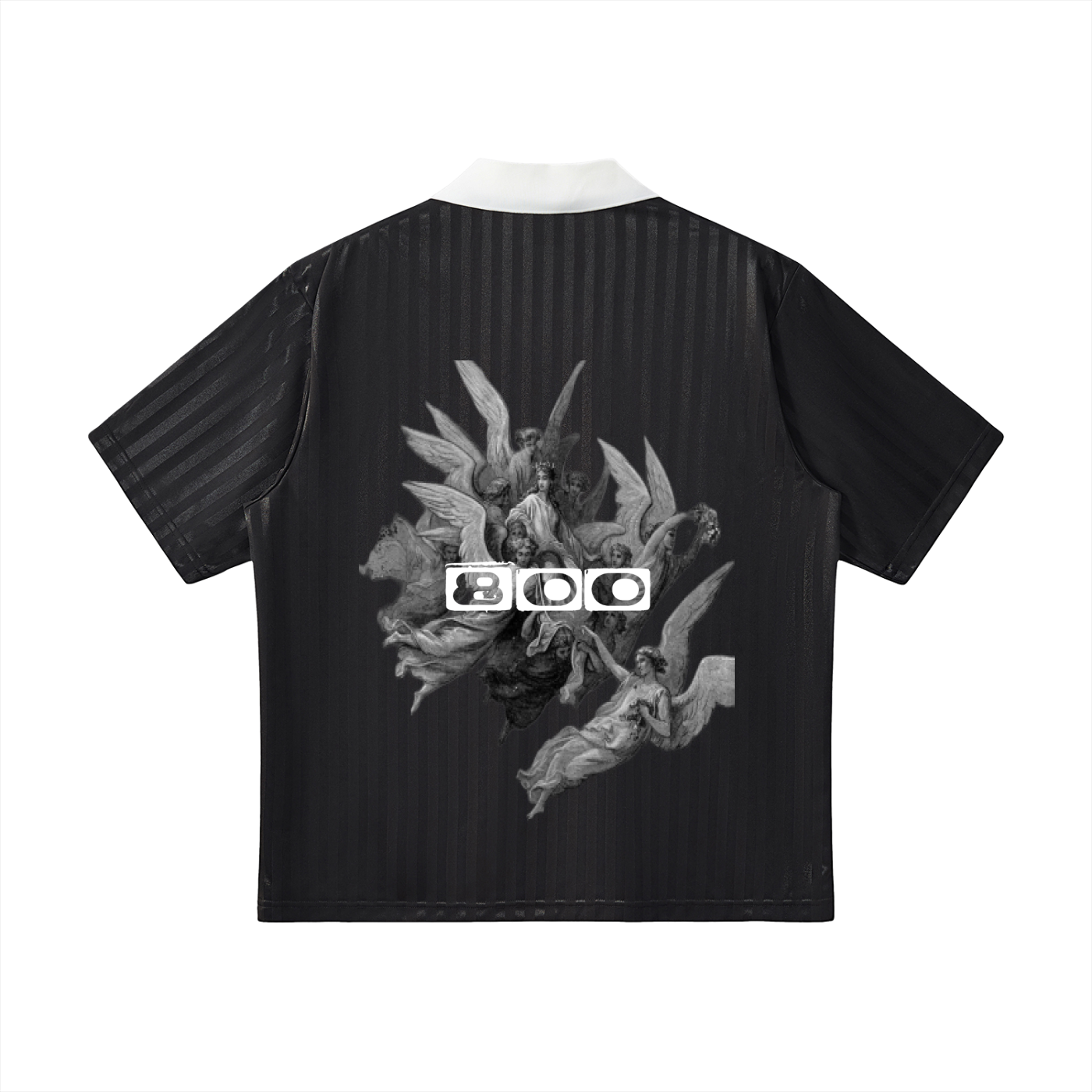 Dimnd tier Collar Striped Soccer Jersey