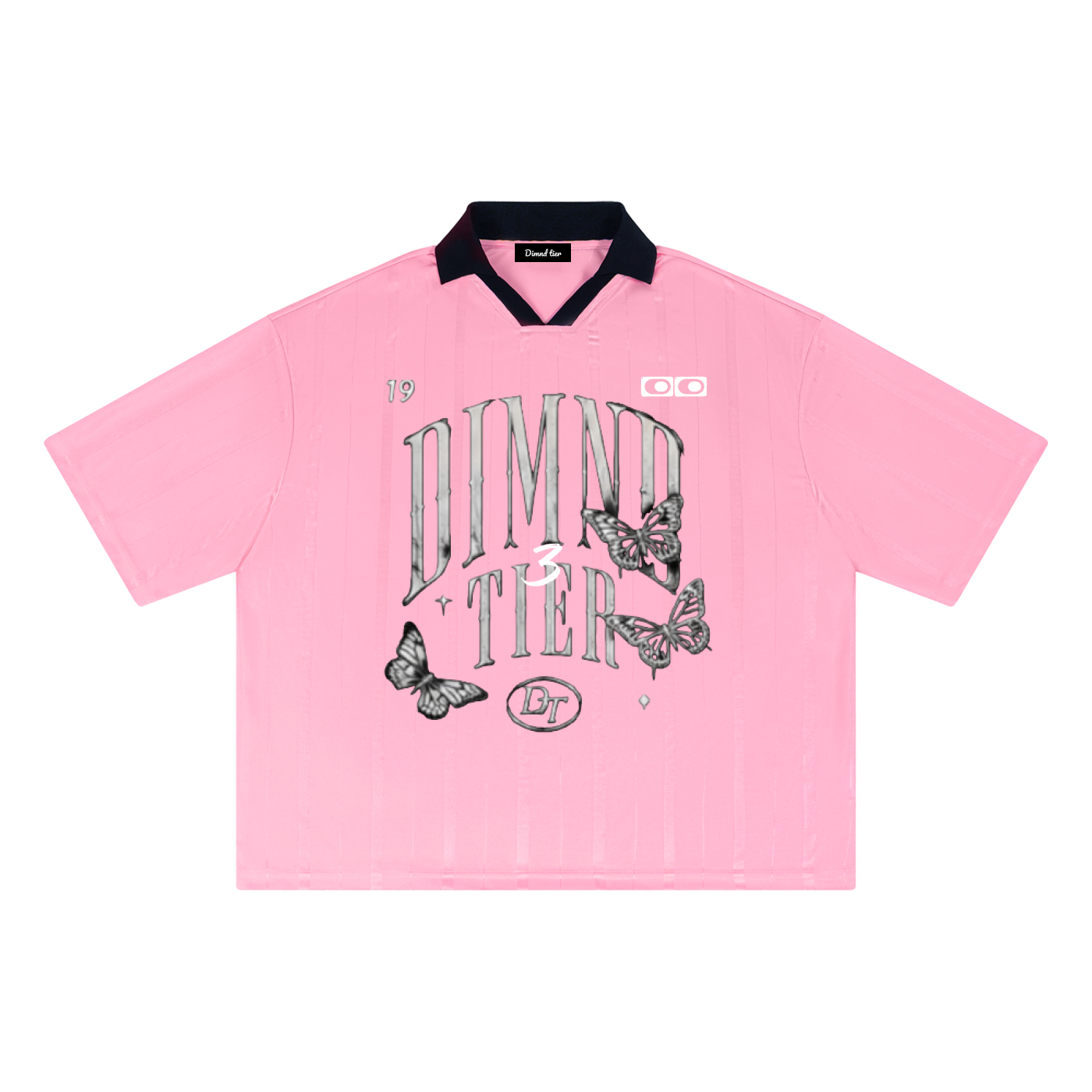 Dimnd Tier Striped Boxy Soccer Jersey