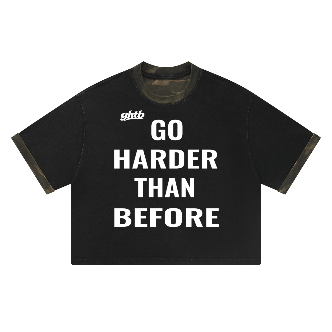Unisex Mineral Washed Boxy Panel T-Shirt