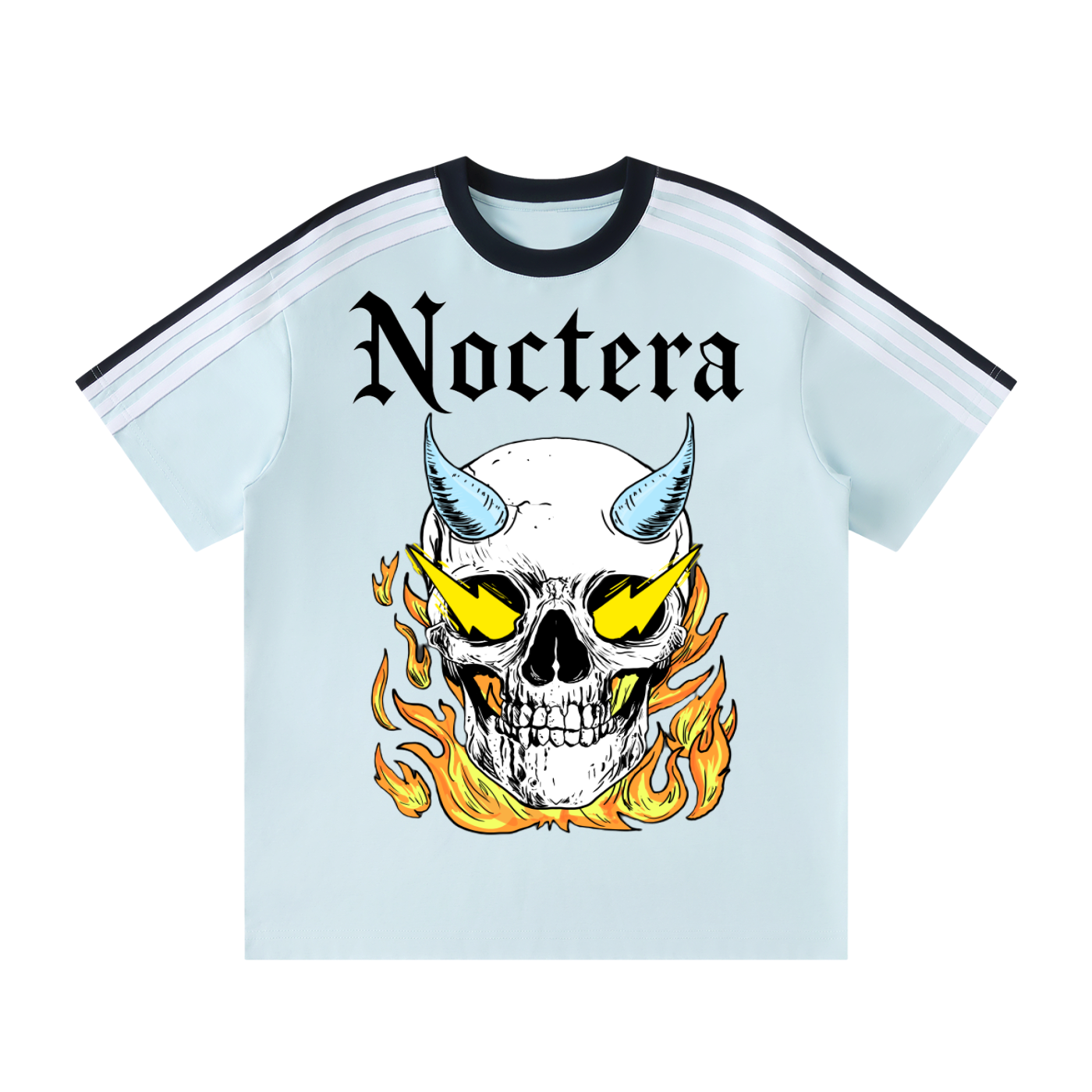 NOCTERA Colorblock Striped T-Shirt