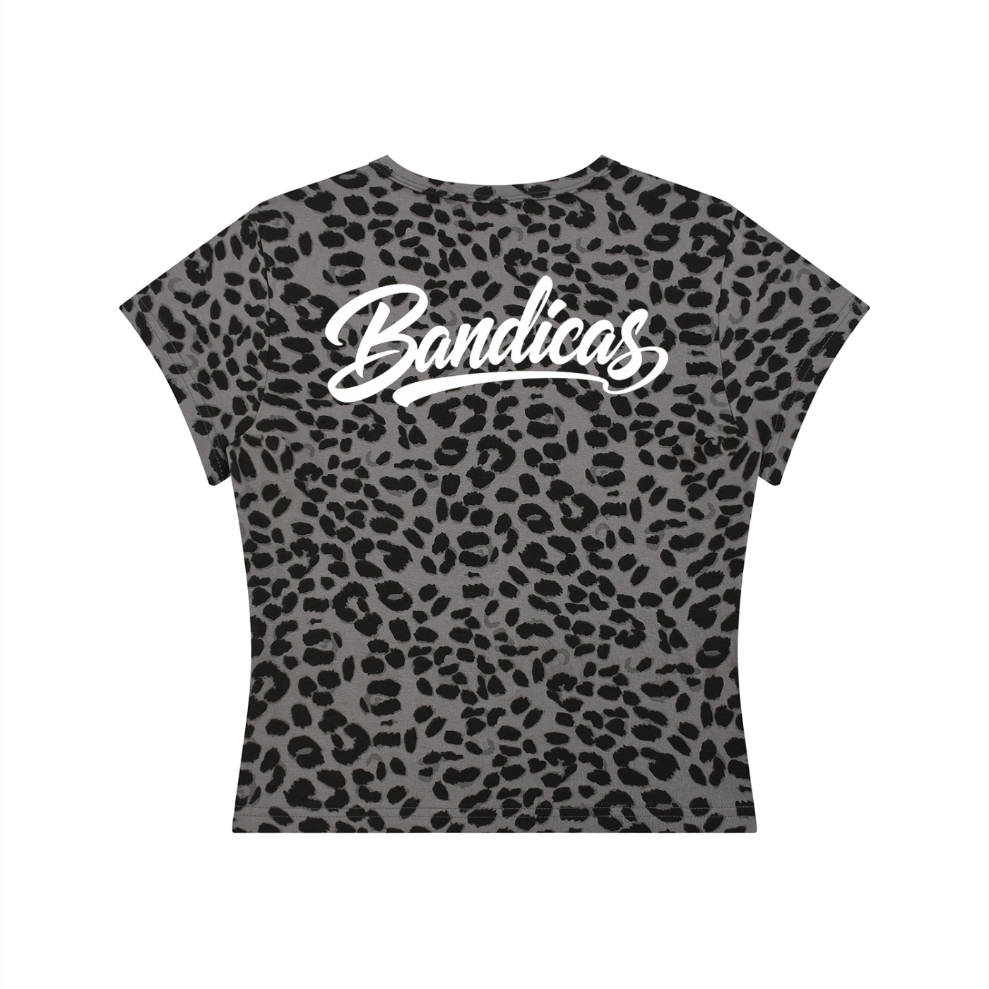 Women’s Leopard Print Crop T-Shirt