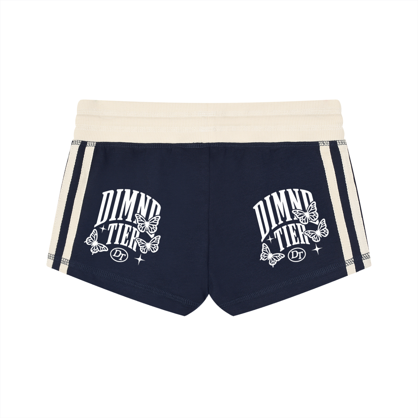 Women's Contrast Stripe Track Shorts