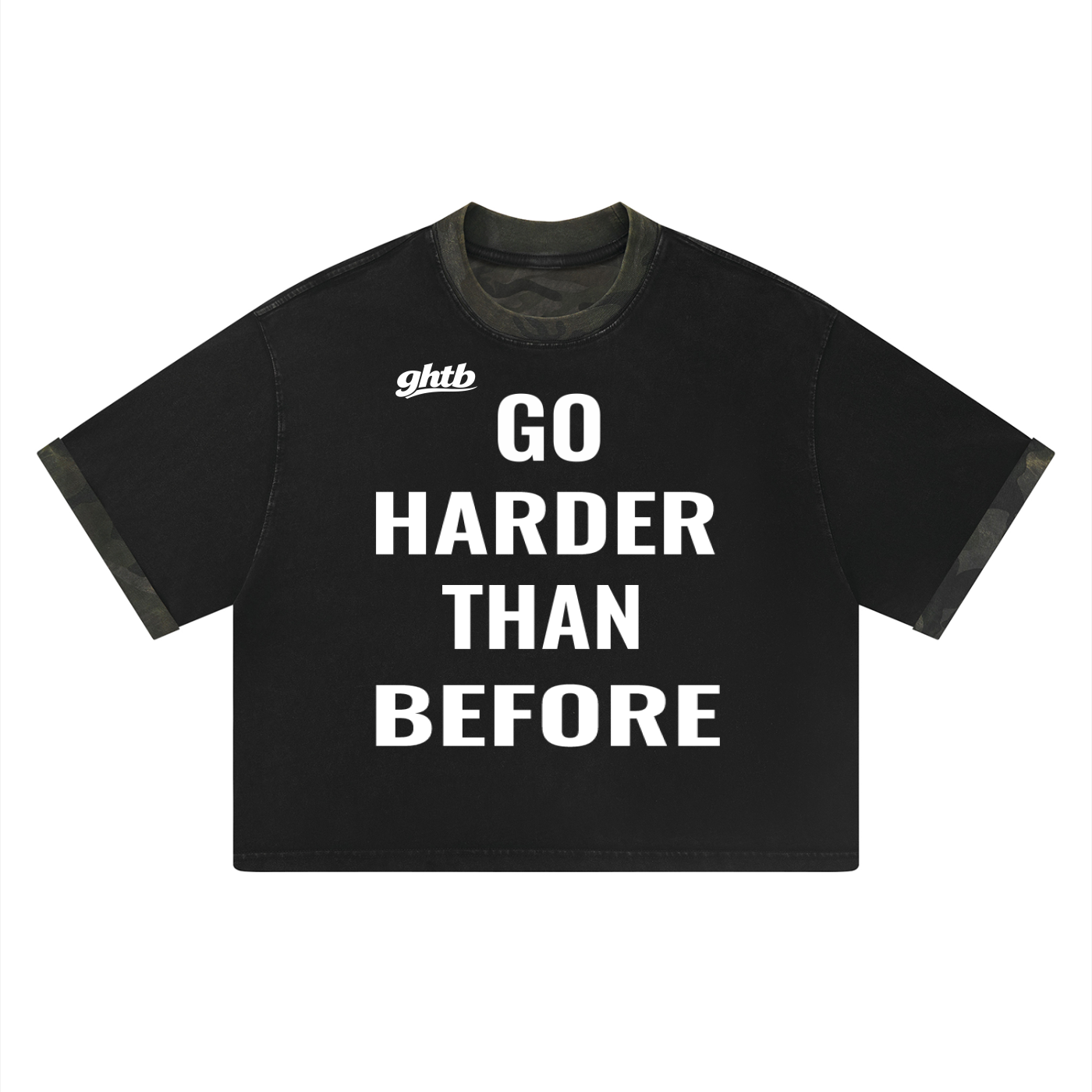 Unisex Mineral Washed Boxy Panel T-Shirt