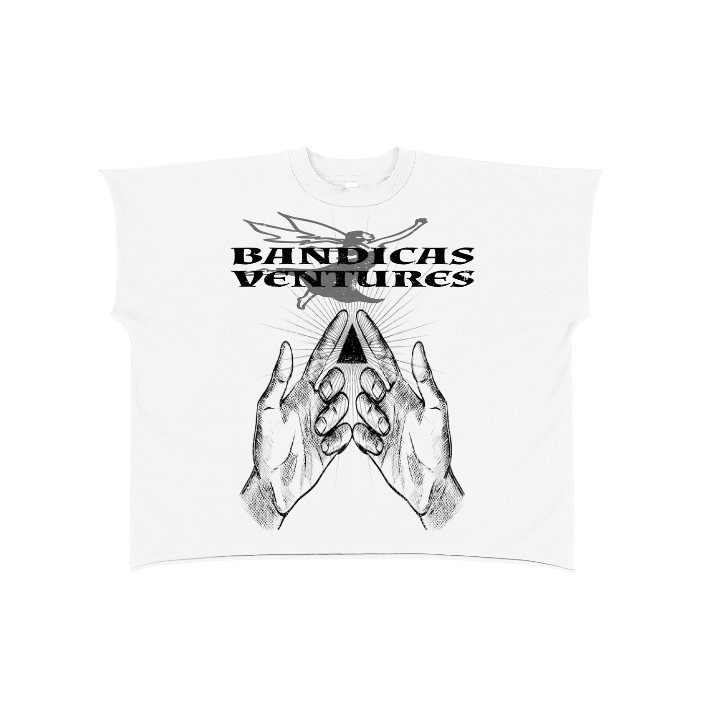 Raw Edge Boxy Non-Shrink T-Shirt