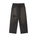 Vintage Wash Heavyweight Denim Jeans