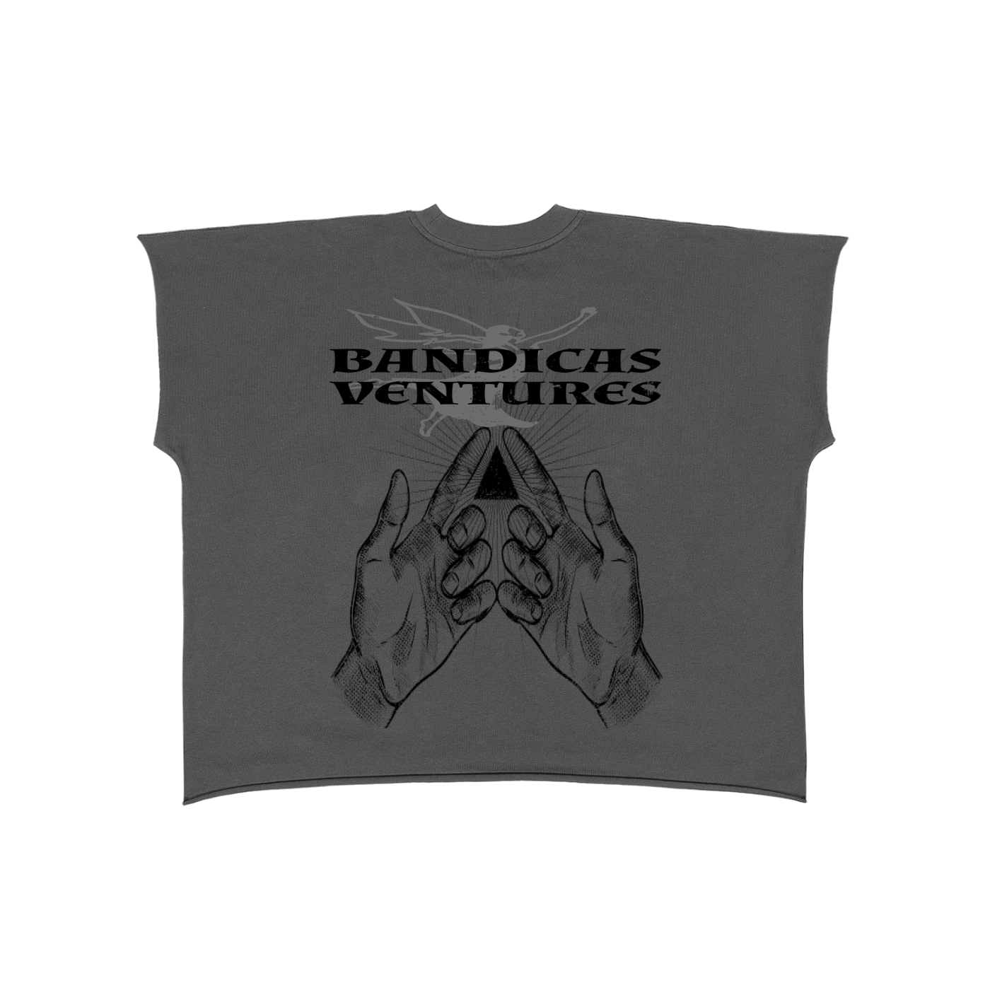 Raw Edge Boxy Non-Shrink T-Shirt
