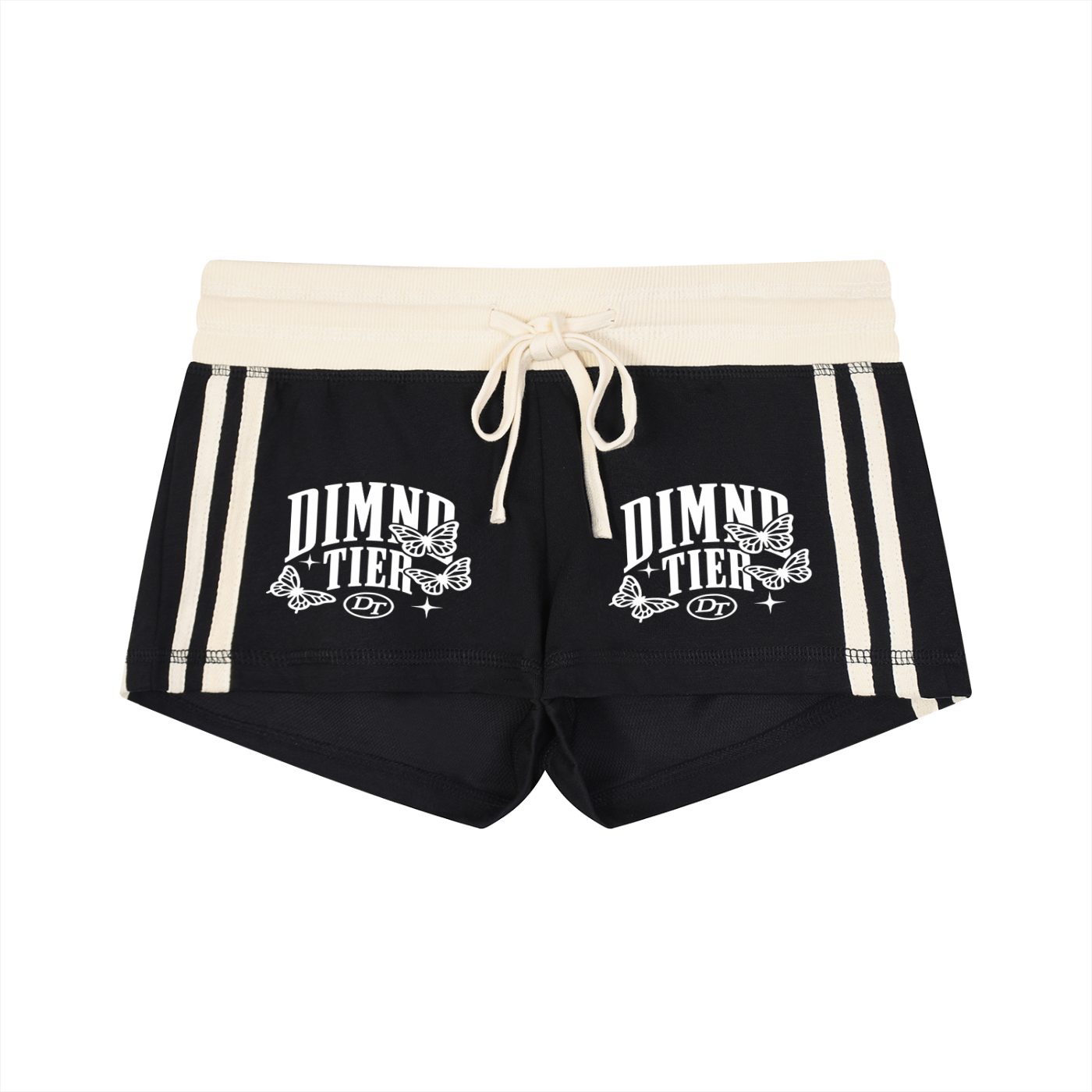 Women's Contrast Stripe Track Shorts