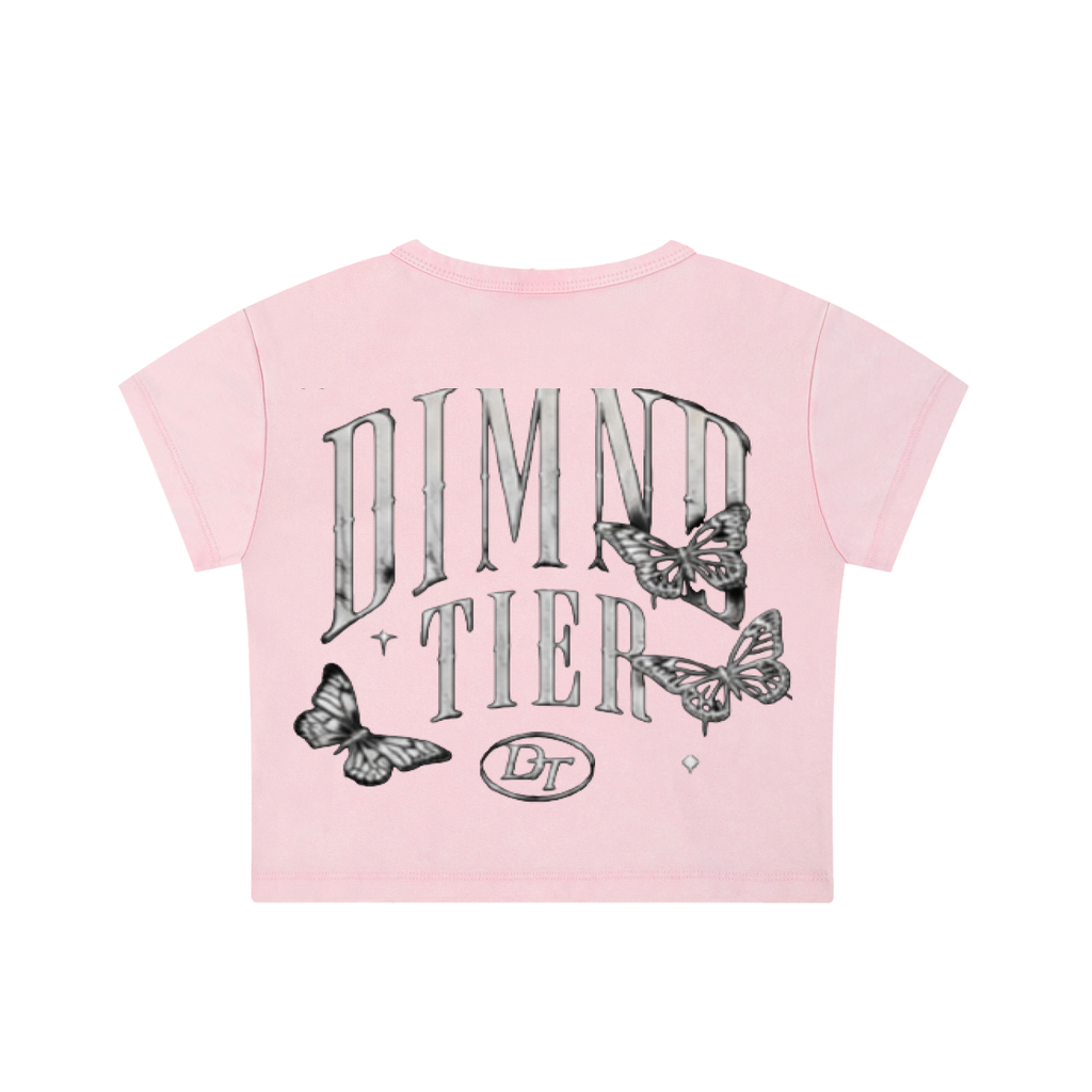 Girls Snow Washed Crop Top
