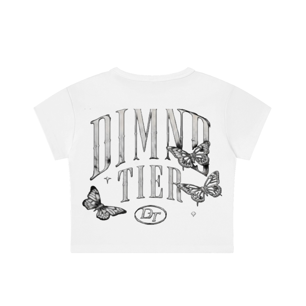 Girls Snow Washed Crop Top