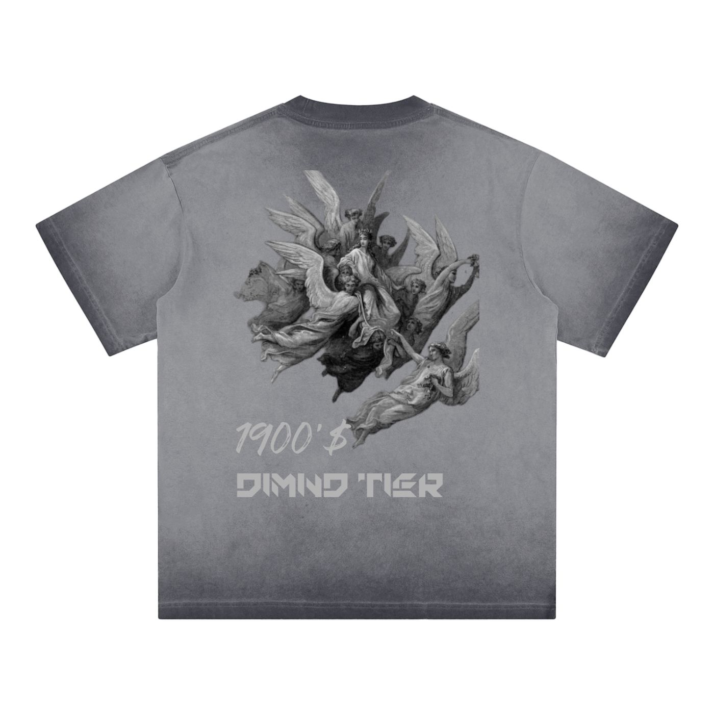 Reverse Dyed Loose Cotton T-Shirt