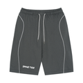 Unisex Piping Drawstring Shorts