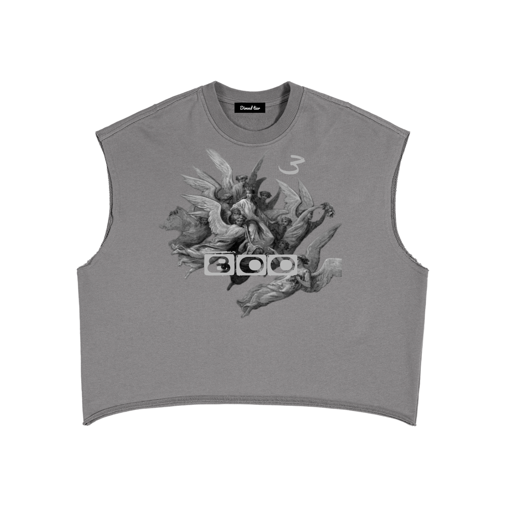 Dimnd tier Terry Boxy Tank Top