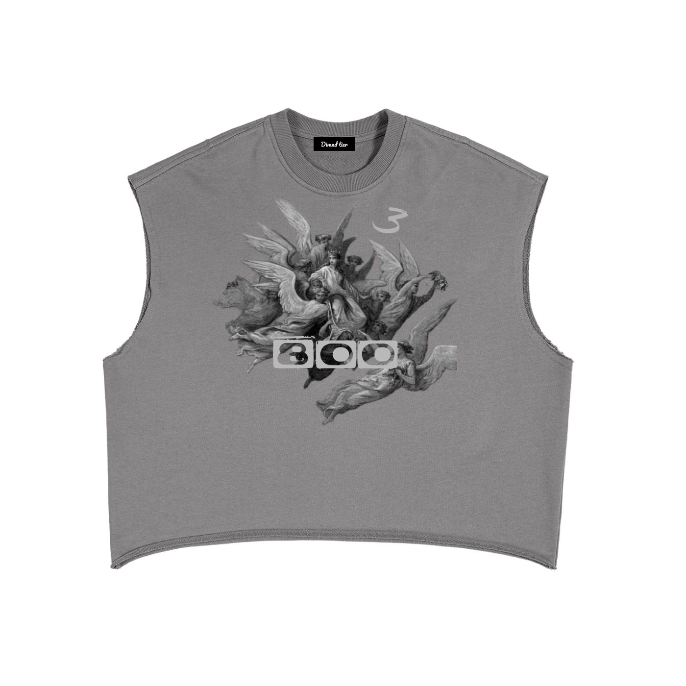 Dimnd tier Terry Boxy Tank Top